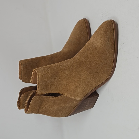 Lisa Vicky Noblex Pointed Suede Leather Booties Women's Size 7 - Picture 3 of 7